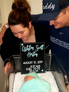 Baby Horton's Arrival