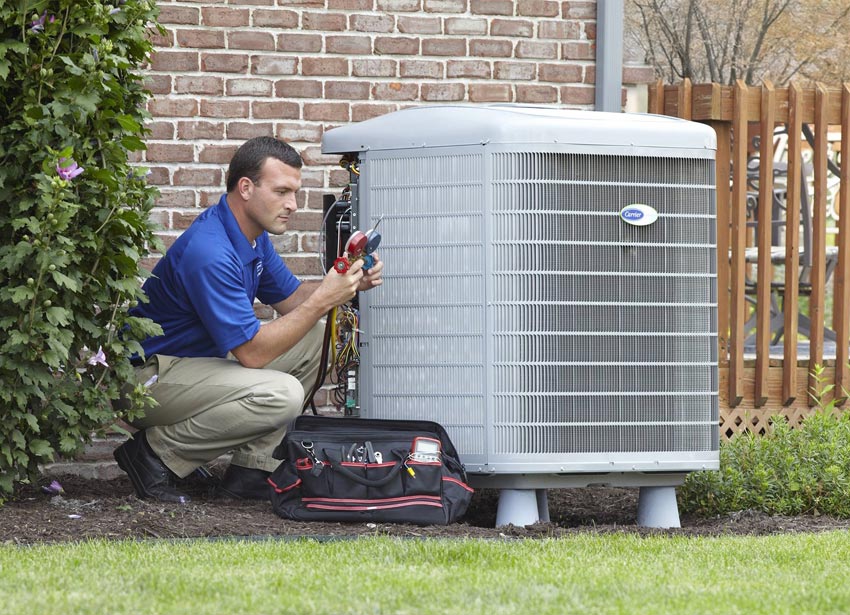 Professional HVAC servicing