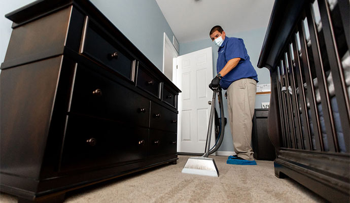 Professional cleaning carpet business